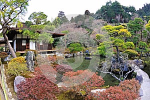 Ginkaku-ji (Temple of Silver Pavilion) in Japan