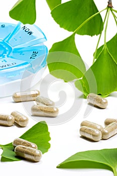 Ginkgo Biloba and pills planne