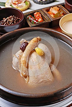Ginseng chicken soup