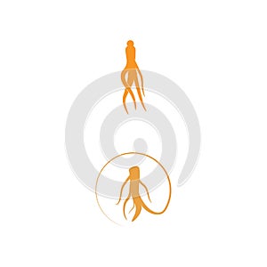 Ginseng icon Vector Illustration design Logo