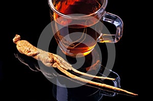 Ginseng tea