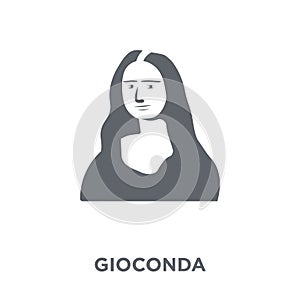 Gioconda icon from Museum collection. photo