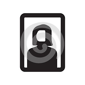 Gioconda icon. Trendy Gioconda logo concept on white background photo
