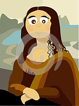 Gioconda (vector) photo