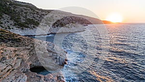 Giola, natural sea water pool. Thassos island, Greece