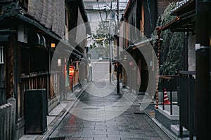 Gion Kyoto Downtown urban walkway