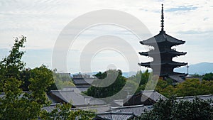 Gion and Yasaka Pagoda (Hokan-ji) in Kyoto, Japan