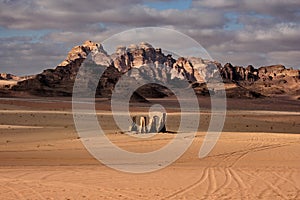 Giordania desert Wadi Rum photo