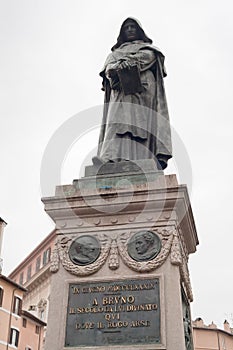 Giordano Bruno monument on Campo de Fiori, Rome