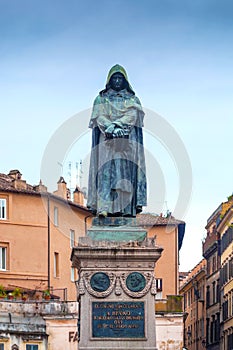 Giordano Bruno Statue in Rome
