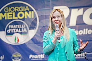 Giorgia Meloni, leader of Fratelli d'Italia party