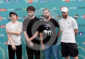 Giorgio Pesenti, Daniele Capoferri, Dario Pasqualini and Dario Riboli of Iside at Giffoni Film Festival 2023.