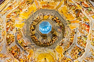 Vasari Fresco Jesus Last Judgment Dome Duomo Cathedral Florence