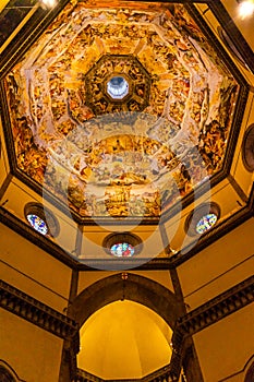 Vasari Fresco Jesus Last Judgment Dome Duomo Cathedral Florence