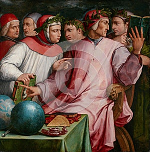 Giorgio Vasari, Six Tuscan Poets, 1569