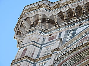 Giotto\'s bell tower Florence close up