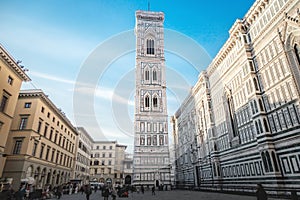 Giotto`s bell tower in Florence