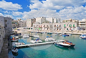 Giovinazzo touristic port. Apulia.