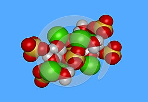 Gips molecular model photo