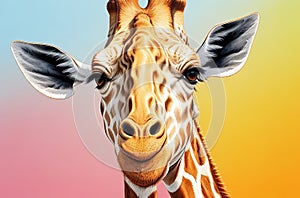 Giraffe Art: Expressive Painting, Drawing, and Illustration Masterpieces.