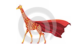 giraffe emphasizing its long neck and the ability to reach great heights.