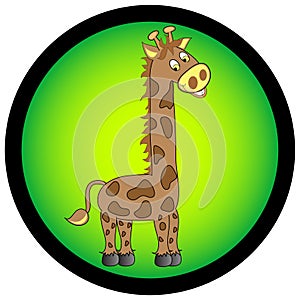 Giraffe illustration.