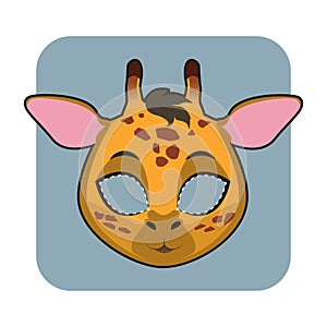 Giraffe mask for festivities