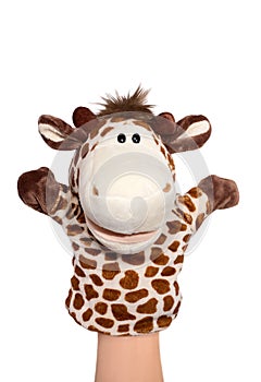 Giraffe puppet photo