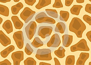 Giraffe skin, seamless vector background