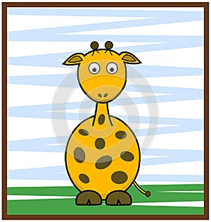 Giraffe Vector Illustration