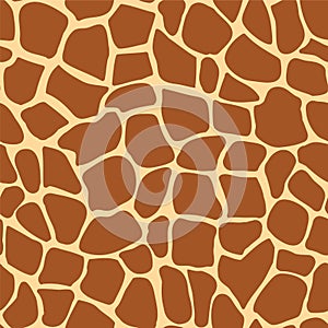 Giraffe vector seamless pattern