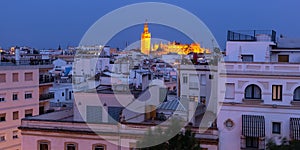 Giralda at night, Spain