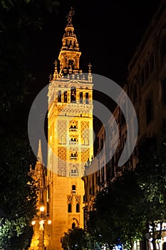 Giralda tower in Seville cathedral