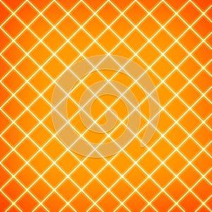 Gird on orange background photo