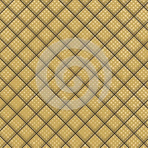 Gird on orange background