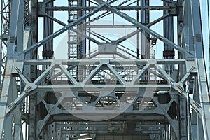 Girder and framing structure on bri photo