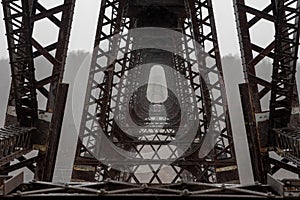 Girders of Kinzua Bridge