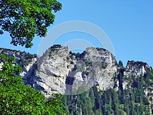 Girenspitz peak in the Appenzell Alps mountain range photo