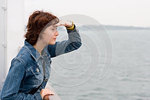 Girl aboard the ship