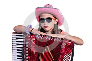 Girl with Accordion