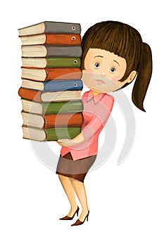 The girl accountant annual reports