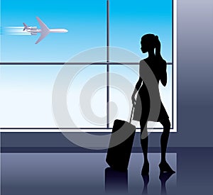 Girl in Airport