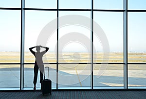 Girl at the airport