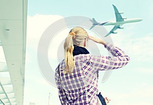 Girl in the airport