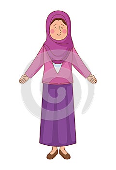 girl arabic character