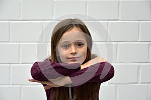 Girl as pantomime photo