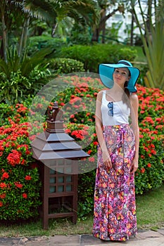 A woman in Sanya, Hainan, China.