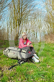 Girl with a Backpack