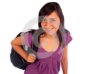 Girl With a Backpack
