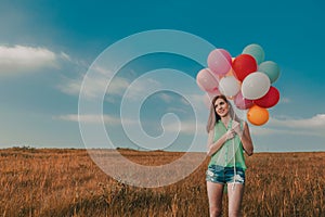 Girl with Ballons